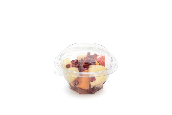 375ml Round Hinged Salad Container Closed V2 (Large)