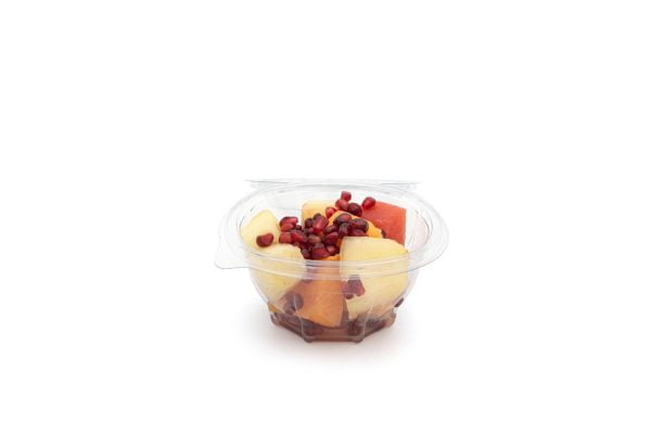 375ml Round Hinged Salad Container Open V2 (Large)