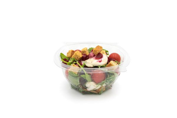 750ml Round Hinged Salad Container Open V2 (Large)