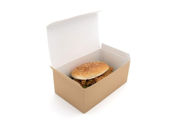 Standard Kraft Chicken Box With Chicken Burger