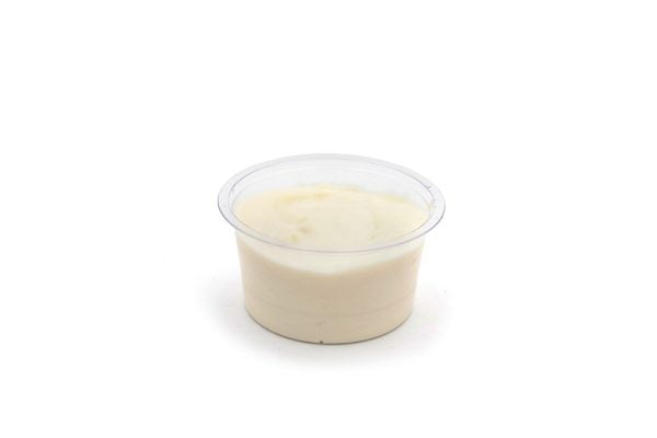 100ml R PET Portion Pot With Mayonnaise (Large)