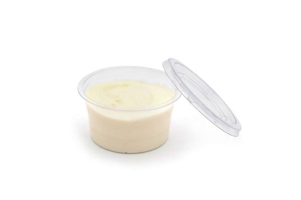 100ml R PET Portion Pot With Mayonnaise And Lid (Large)