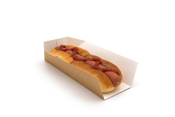 9 Kraft Hotdog Tray (Large)