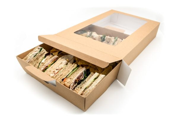 Large Platter Sandwiches Open