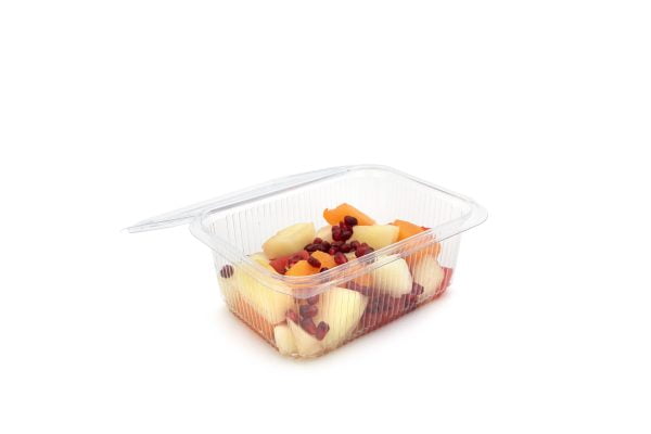 1000ml Rectangle Hinged Salad Container Open.jpg