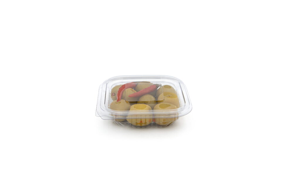 150ml Square Hinged Salad Container Closed V2