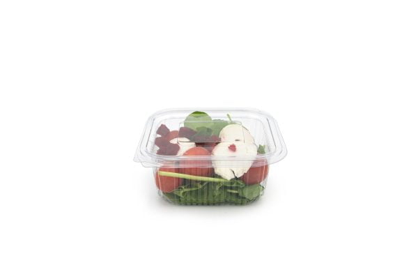 500ml Square Hinged Salad Container Closed V2