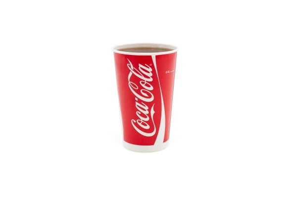 12oz Coca Cola Cup With Coke
