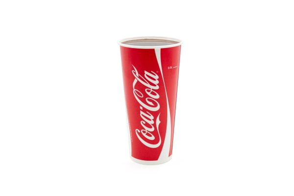 22oz Coca Cola Cup With Coke