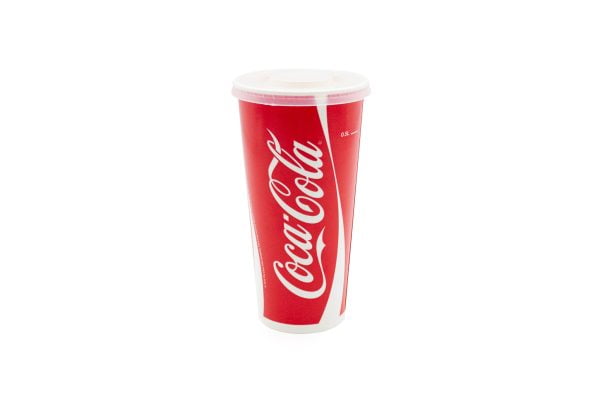 22oz Coca Cola Cup With Lid