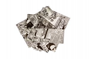 Newsprint Greaseproof Paper - 250 x 200mm-0