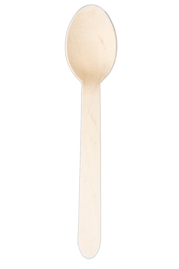 Biodegradable Wooden Dessert Spoon Full Case 0
