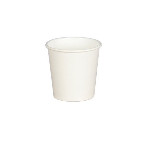 4oz Single Wall White Paper Cup Full Case Of 0