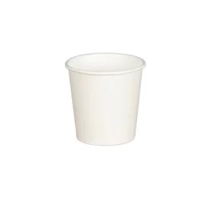 4oz Single Wall White Paper Cup-0