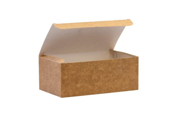 Medium Kraft Compostable Chicken Box Full Case 0
