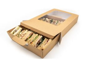Medium Kraft Platter Box & InsertBiodegradable and Eco Friendly Food Box 