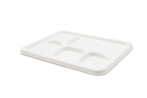 5 Compartment Bagasse Tray Lid 2320028BC